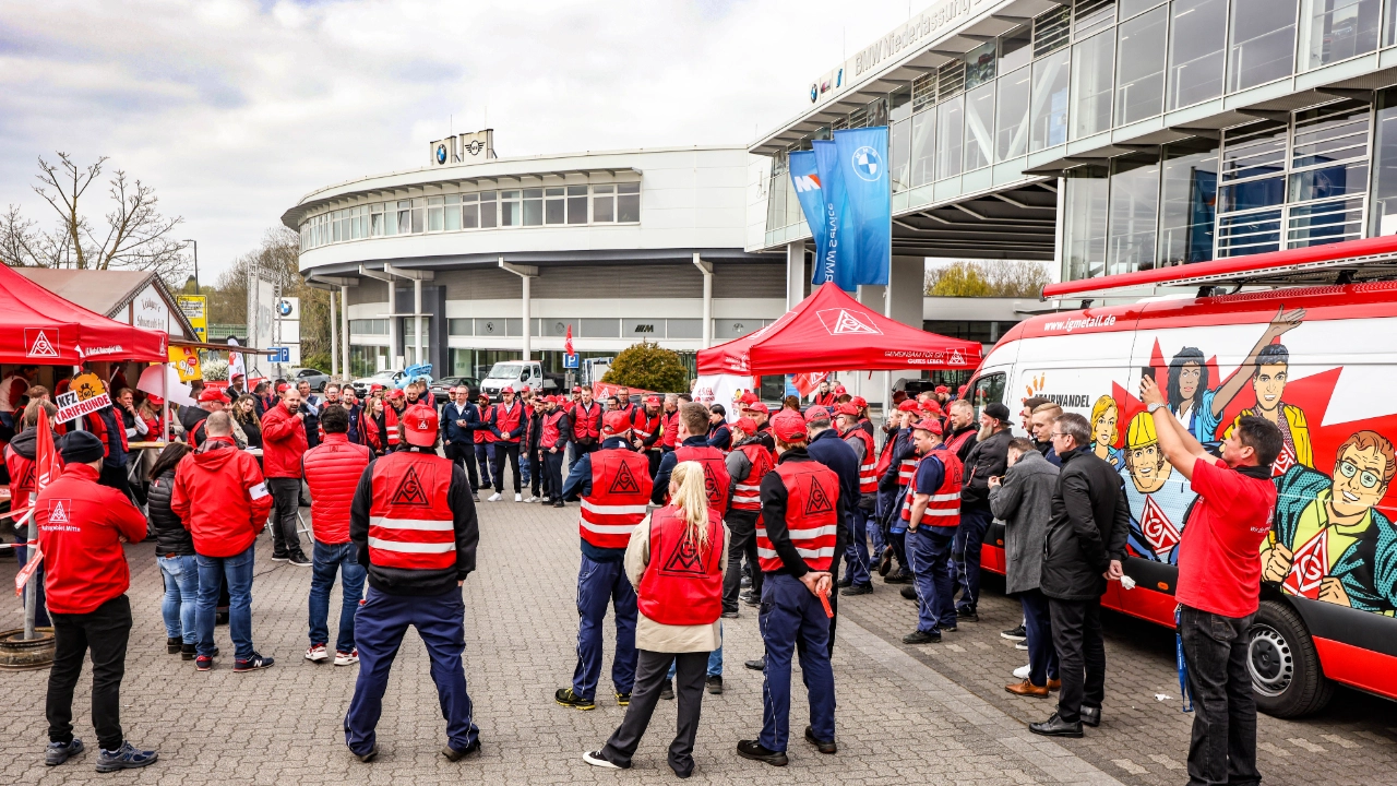 Kfz Handwerk Warnstreik 2025
