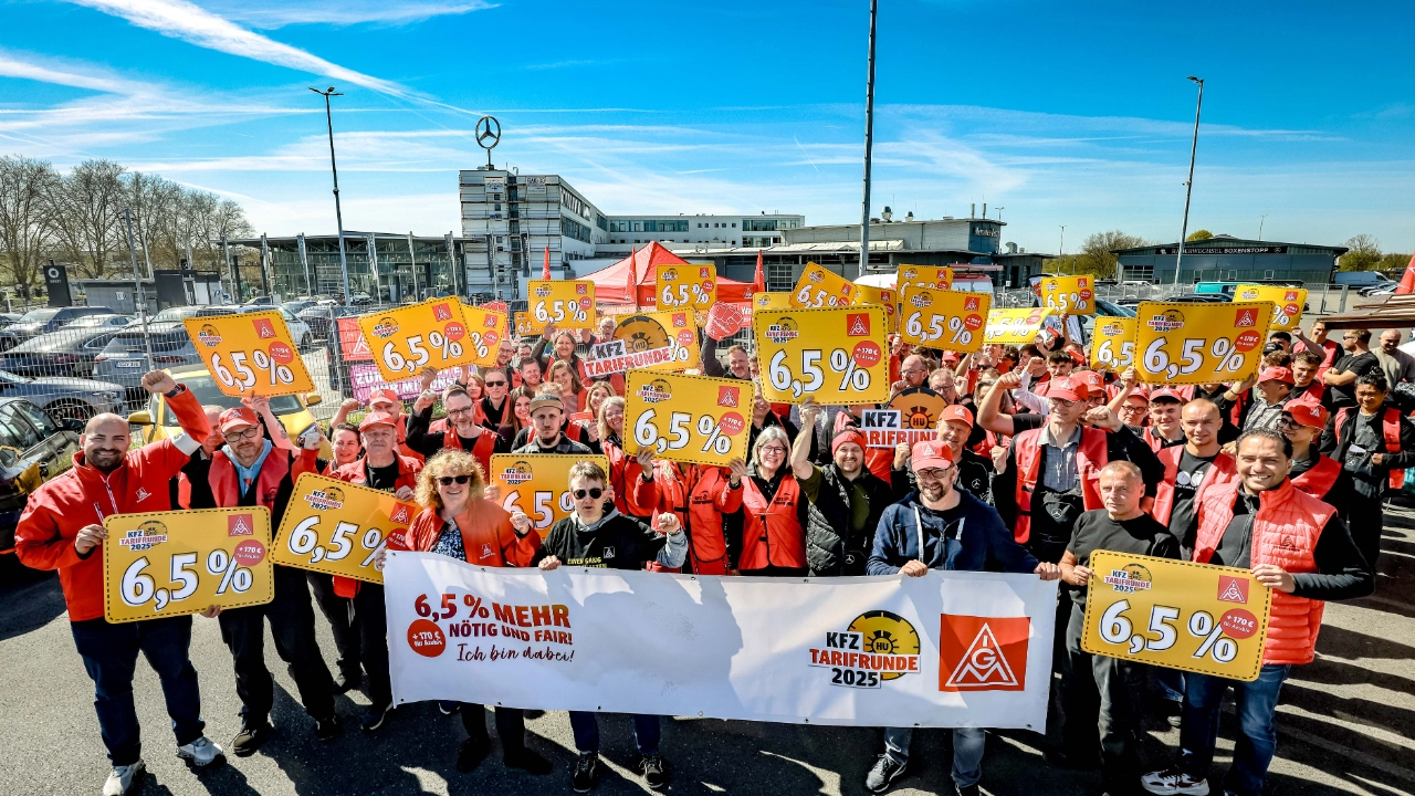 Kfz Handwerk Warnstreik 2025