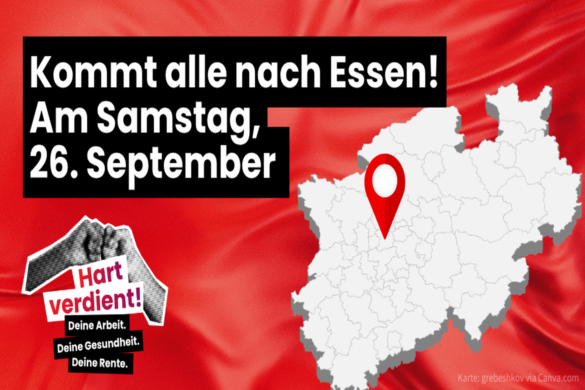 Kommt alle zur Demo nach Essen